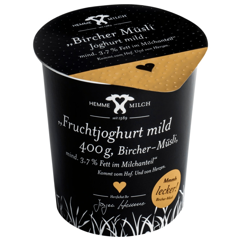 Hemme Milch Bircher Müsli Joghurt mild 400g